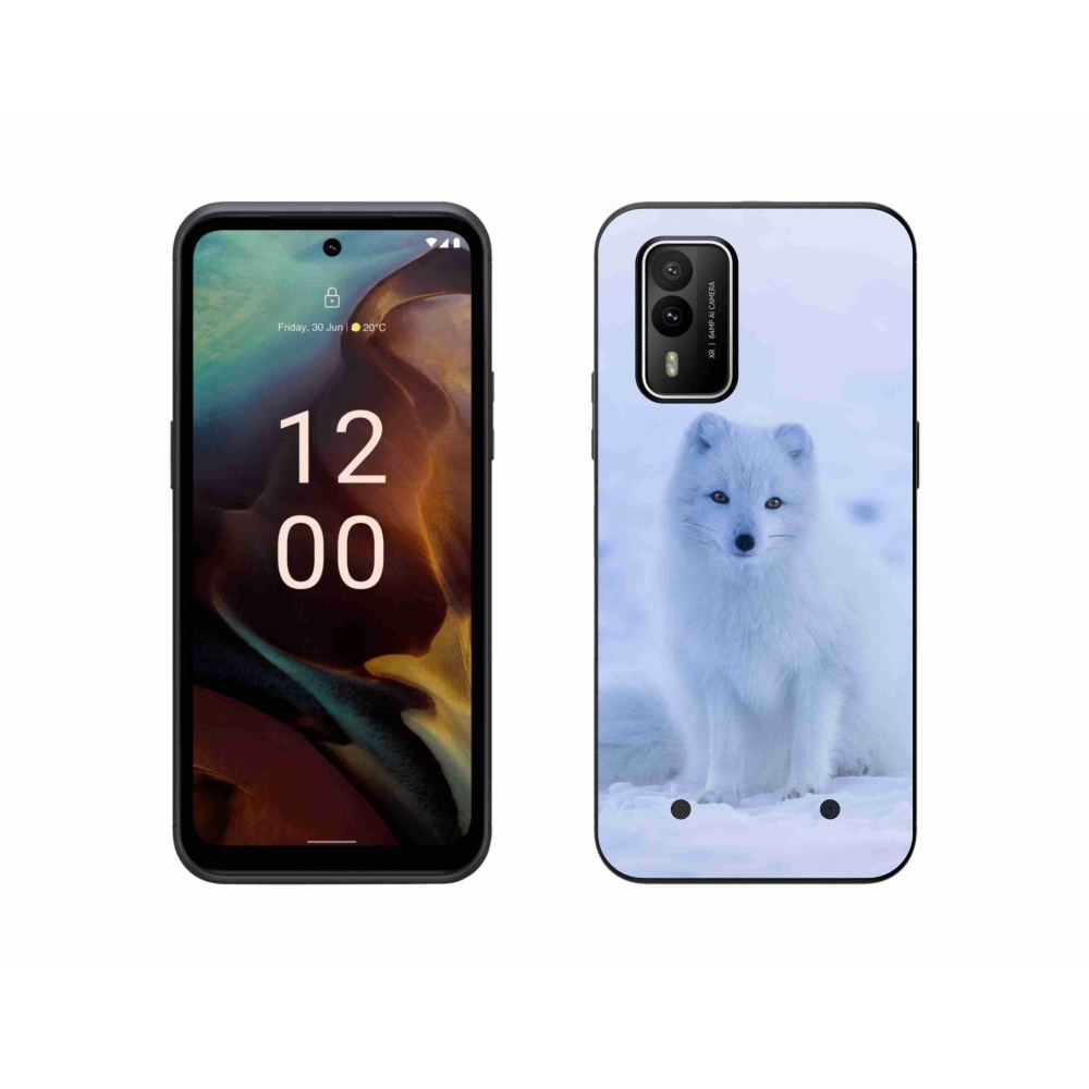 Zselés borítás mmCase a Nokia XR21 készülékhez - polár róka