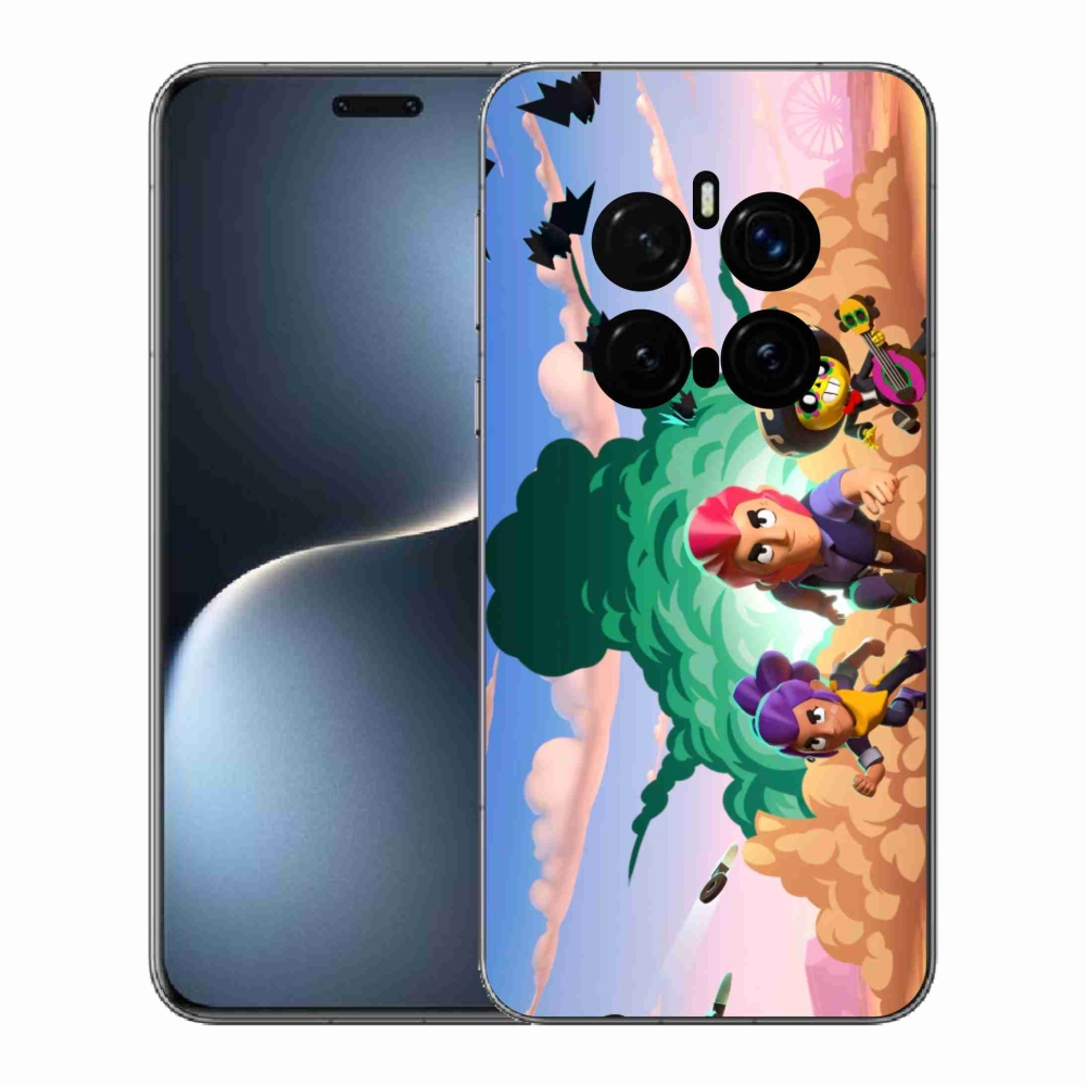Gél borítás mmCase a Honor Magic 7 Pro 5G-hez - verekedős csillagok