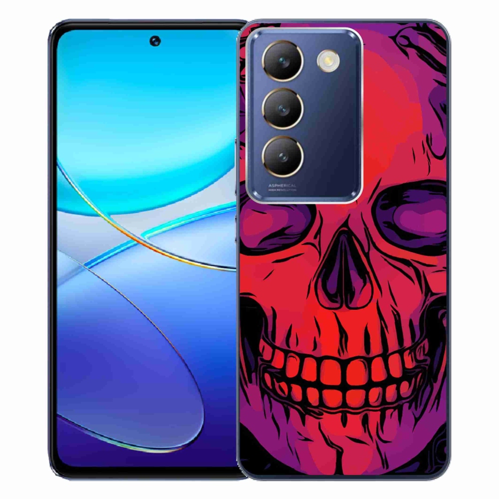 Gél tok mmCase a Vivo V40 SE 4G/5G készülékhez - koponya