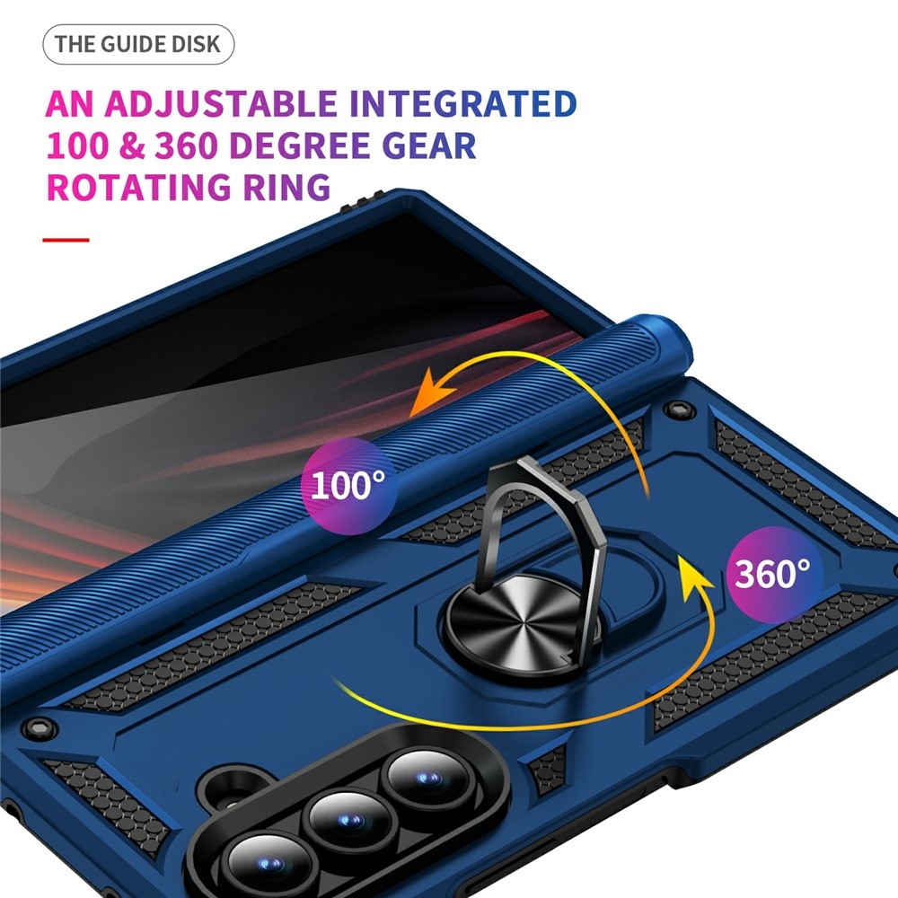 Gyűrűálló borítás Samsung Galaxy Z Fold7 5G készülékhez - kék