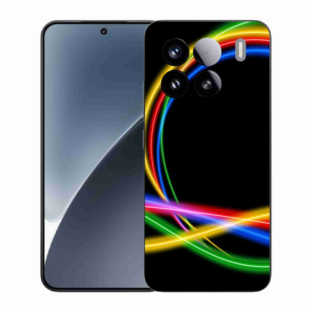 Gél borító mmCase a Xiaomi 15 - neon körökhöz