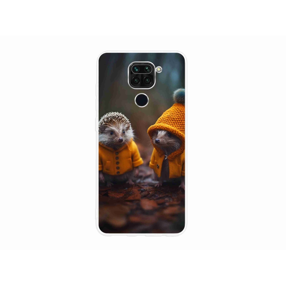 Gél borítás mmCase a Xiaomi Redmi Note 9-hez - sünök