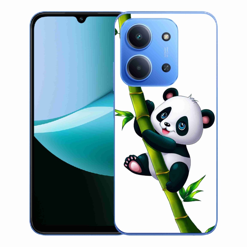 Gél borítás mmCase a Xiaomi Redmi 15C 4G/5G (173mm) - panda a bambuszon