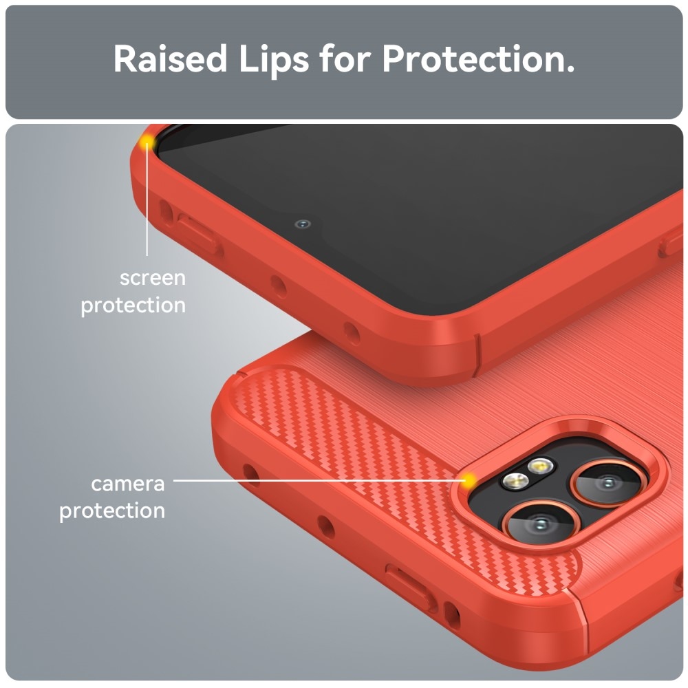 Szénálló zselés tok Samsung Galaxy Xcover 7 Pro készülékhez - piros