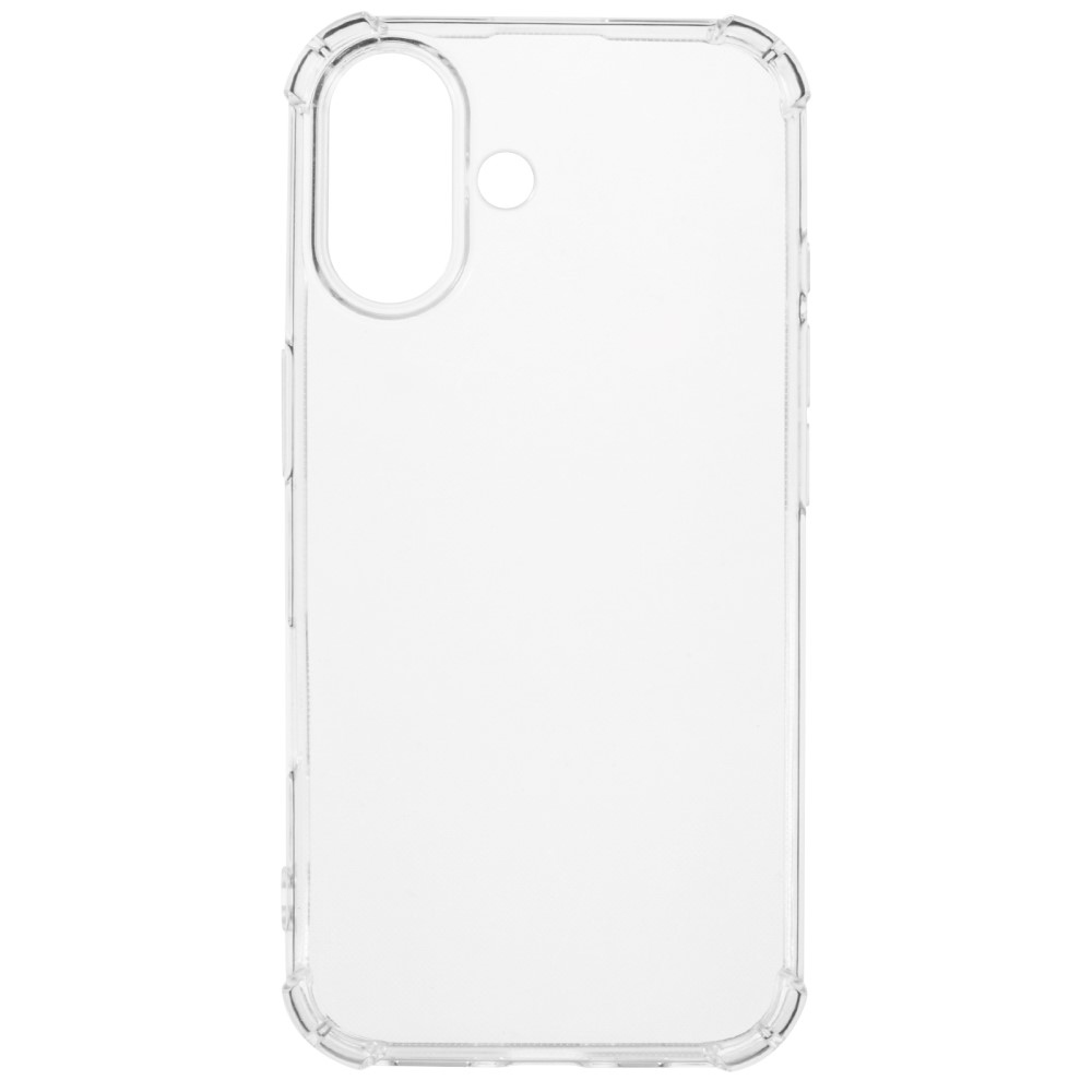 Átlátszó zselés tok megerősített sarkokkal iPhone 16 készülékhez