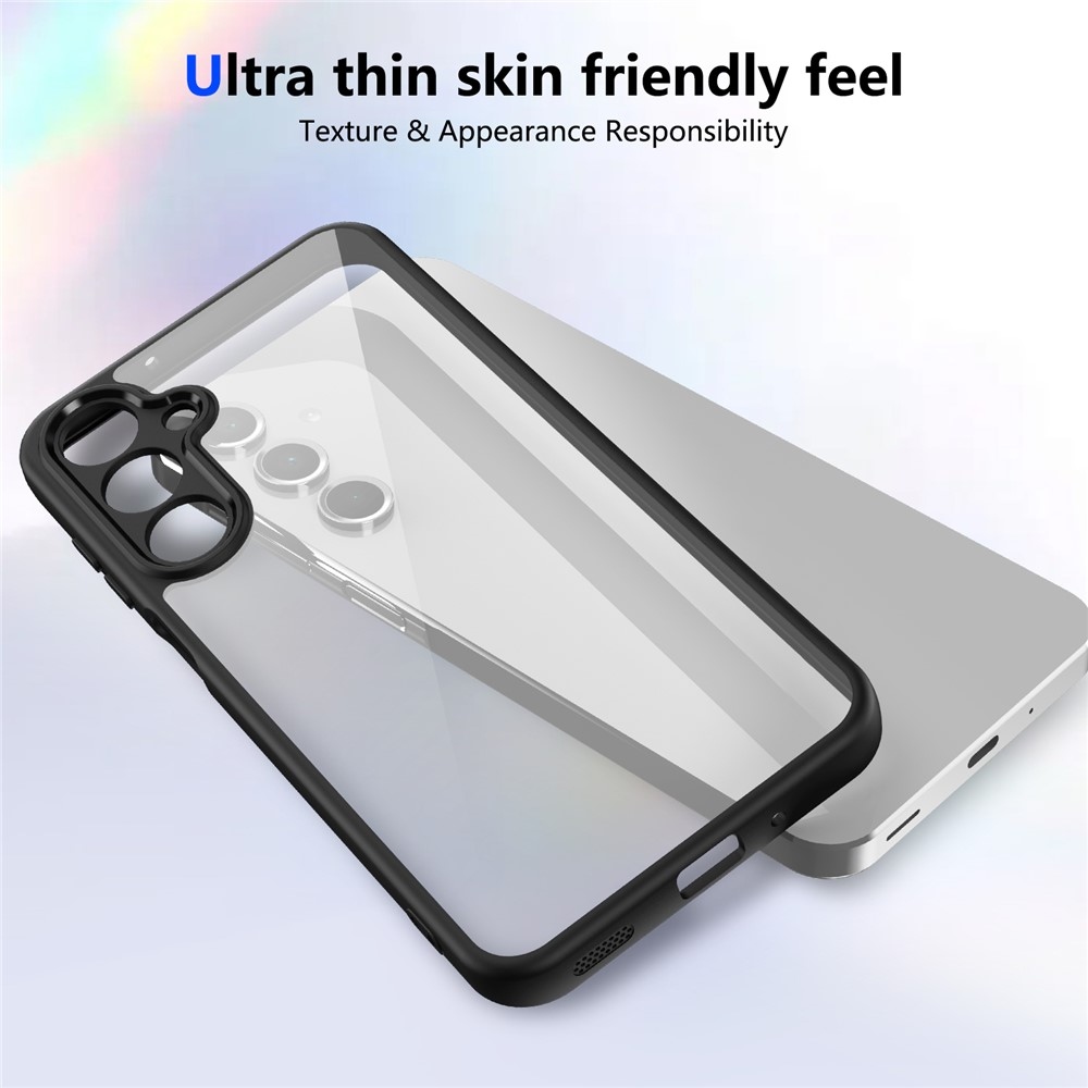 Zselés hátlapi tok fix hátlappal Samsung Galaxy A17 5G - fekete