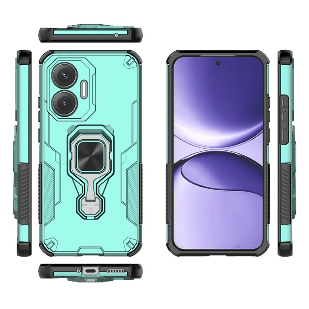 Lyukálló borítás a Xiaomi Poco F7 5G készülékhez - kék-zöld