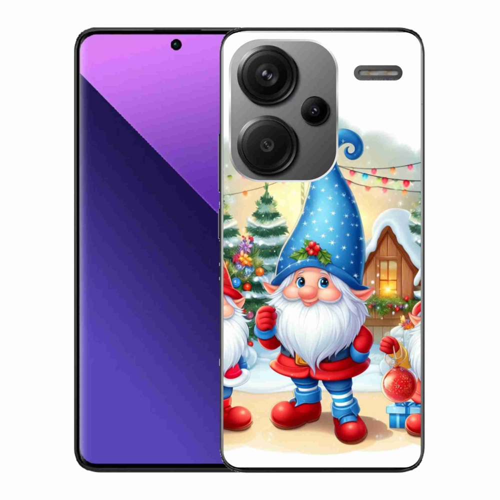 Gél borítás mmCase a Xiaomi Redmi Note 13 Pro+ 5G számára - karácsonyi manók