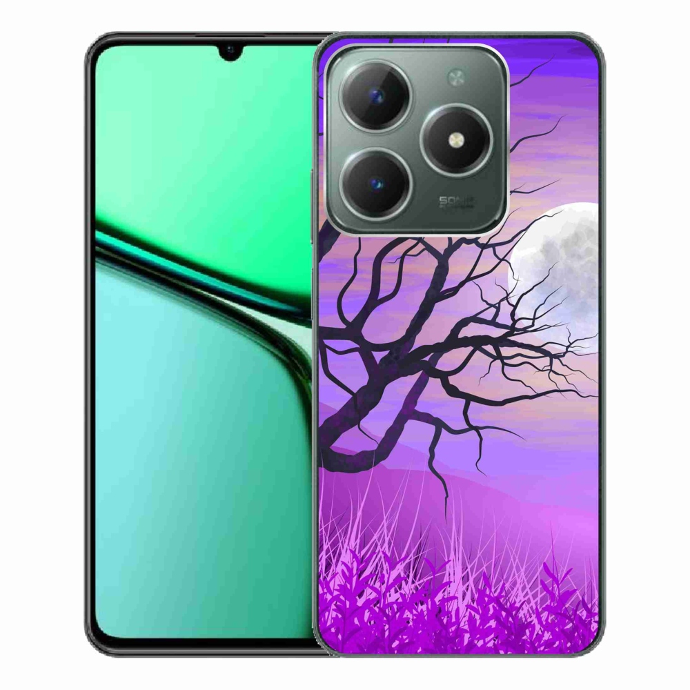 Gél tok mmCase a Realme C61 készülékhez - rajzfilmes kidőlt fa