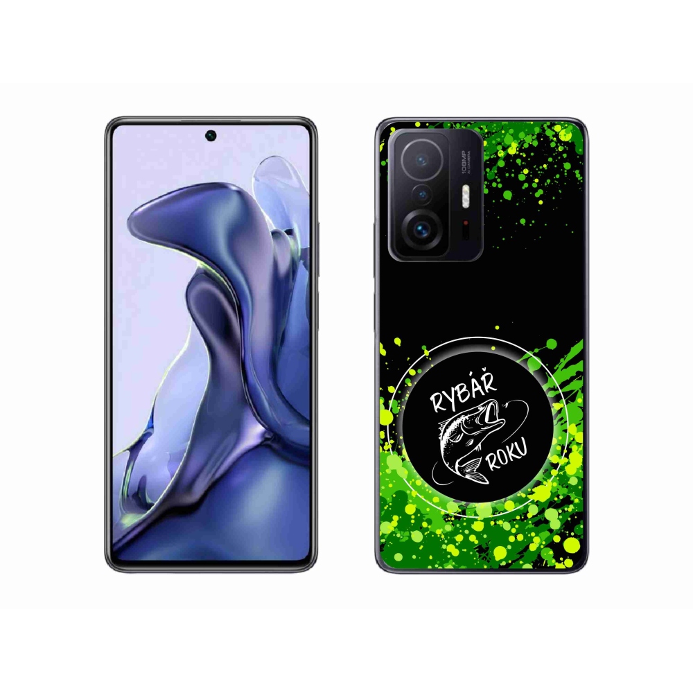 Gél borító mmCase a Xiaomi 11T-hez - az év halászának fekete háttere