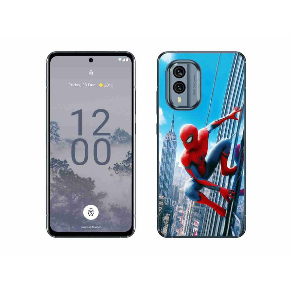Zselés borítás mmCase a Nokia X30 5G készülékhez - pókember