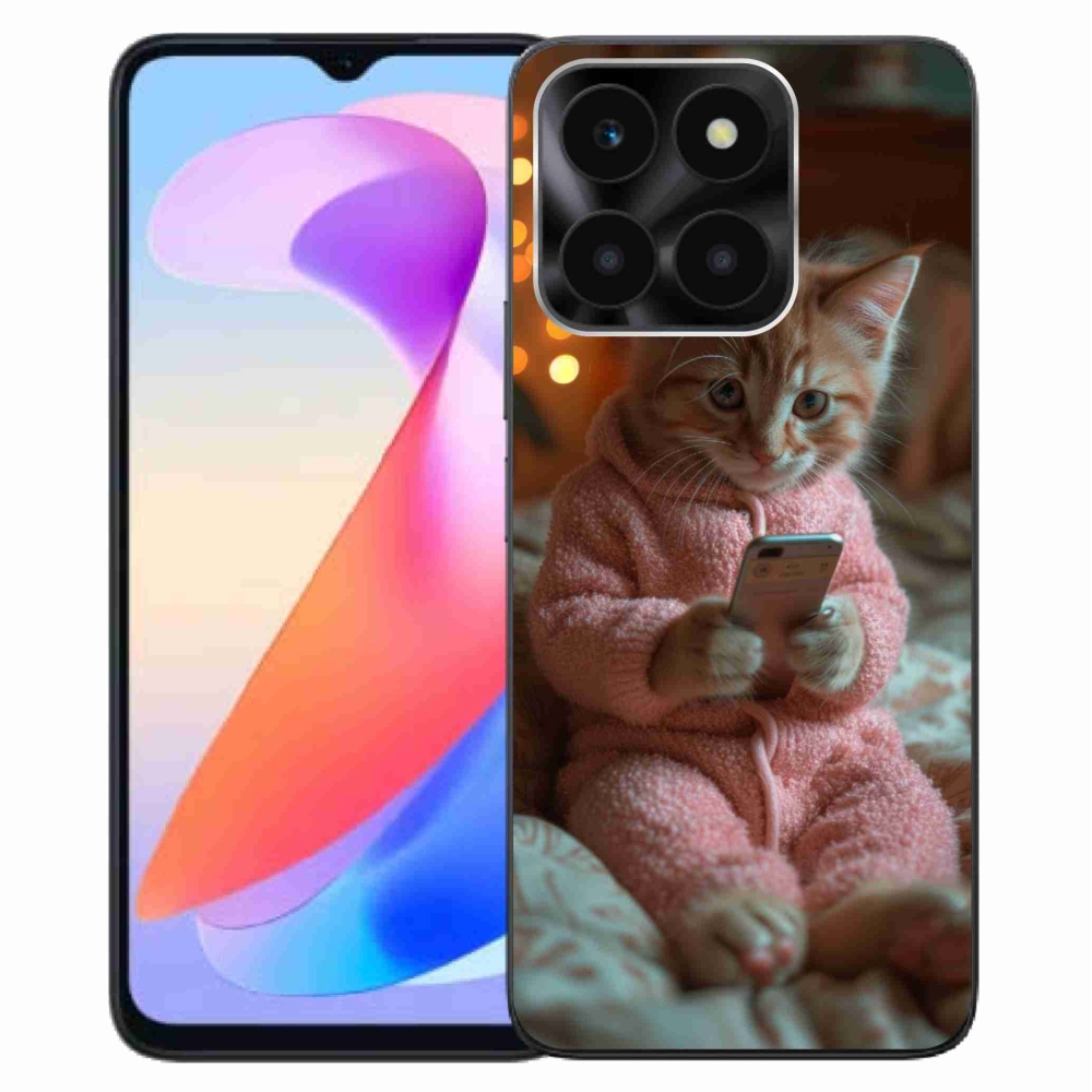 Gél borítás mmCase a Honor X6a számára - baba mobillal