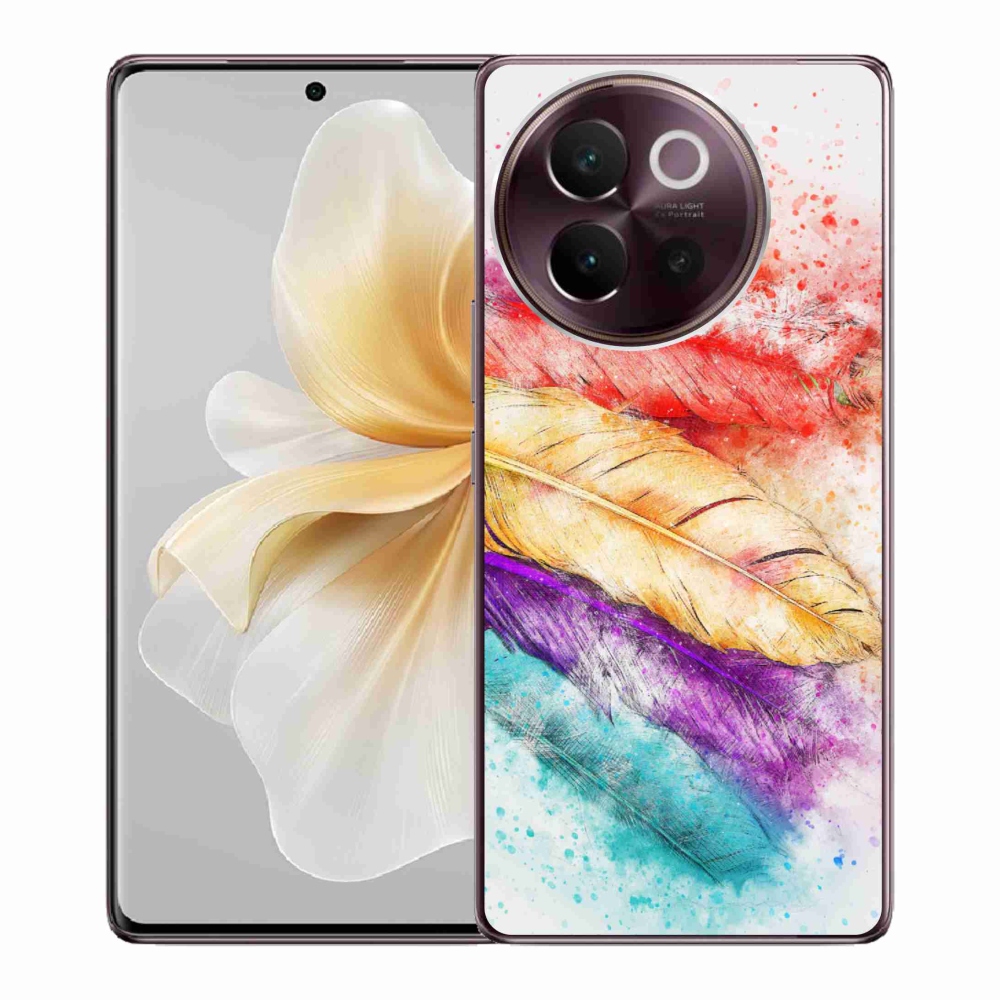 Gél borítás mmCase a Vivo V40 Lite 5G készülékhez - színes toll