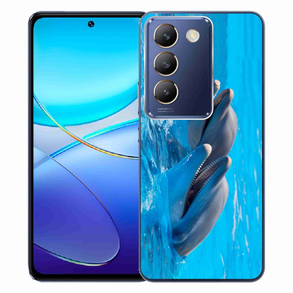 Gél borítás mmCase a Vivo V40 SE 4G/5G készülékhez - delfinek