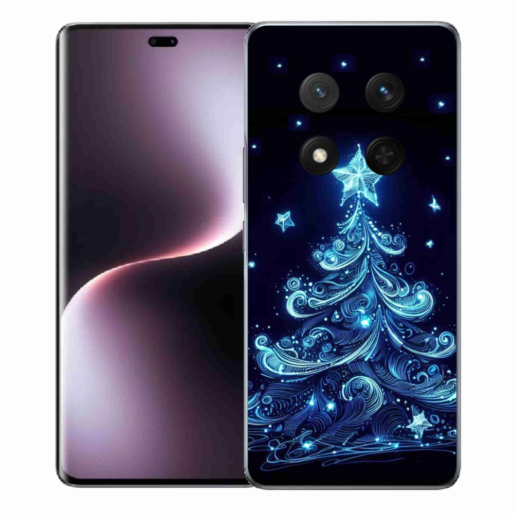 Gél borítás mmCase a Honor Magic 7 Lite 5G számára - neon karácsonyfa 4