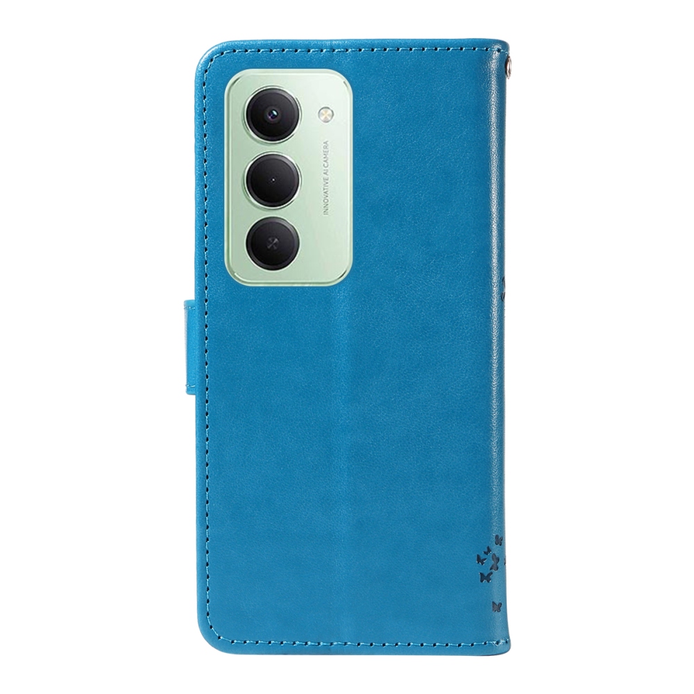 Fák könyve tok Xiaomi Redmi 15 4G (171mm) - kék