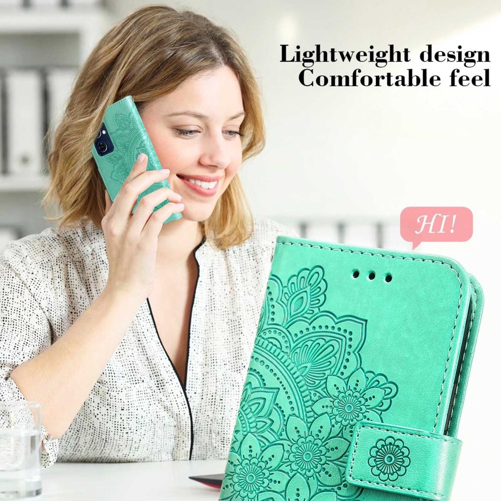 Mandala könyv tok az Oppo Find X5 Lite készülékhez - teal színű
