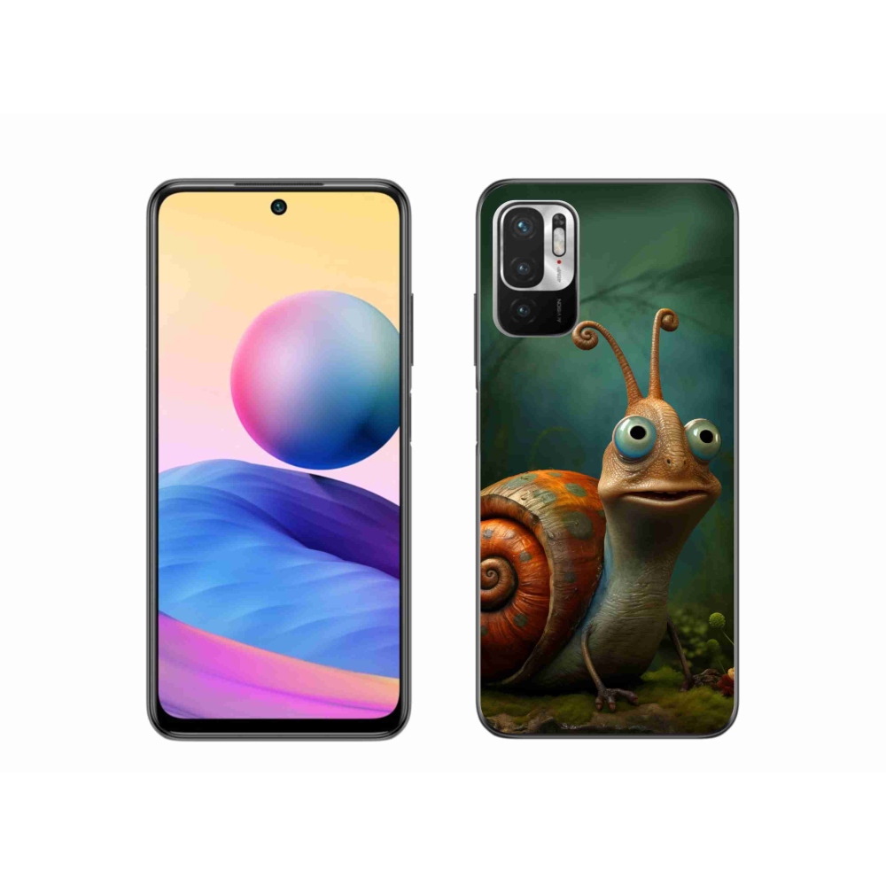 Gél borítás mmCase a Xiaomi Redmi Note 10 5G-hez - csiga