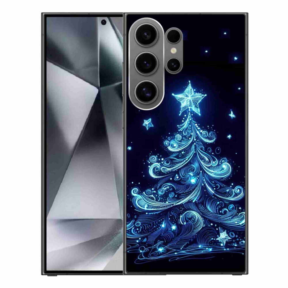 Gél borítás mmCase Samsung Galaxy S24 Ultra - neon karácsonyfa 4