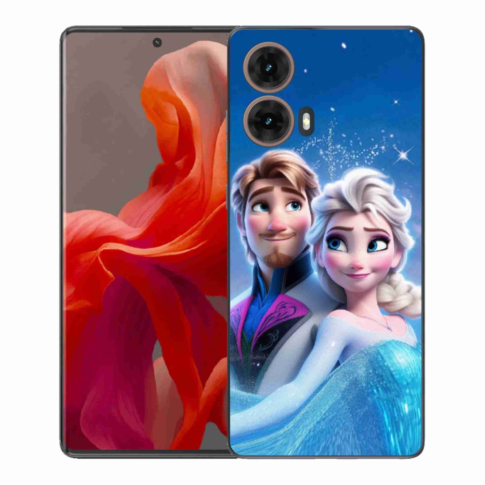 Gél védőburkolat mmCase a Motorola Moto G85 5G készülékhez - Ice Kingdom 1