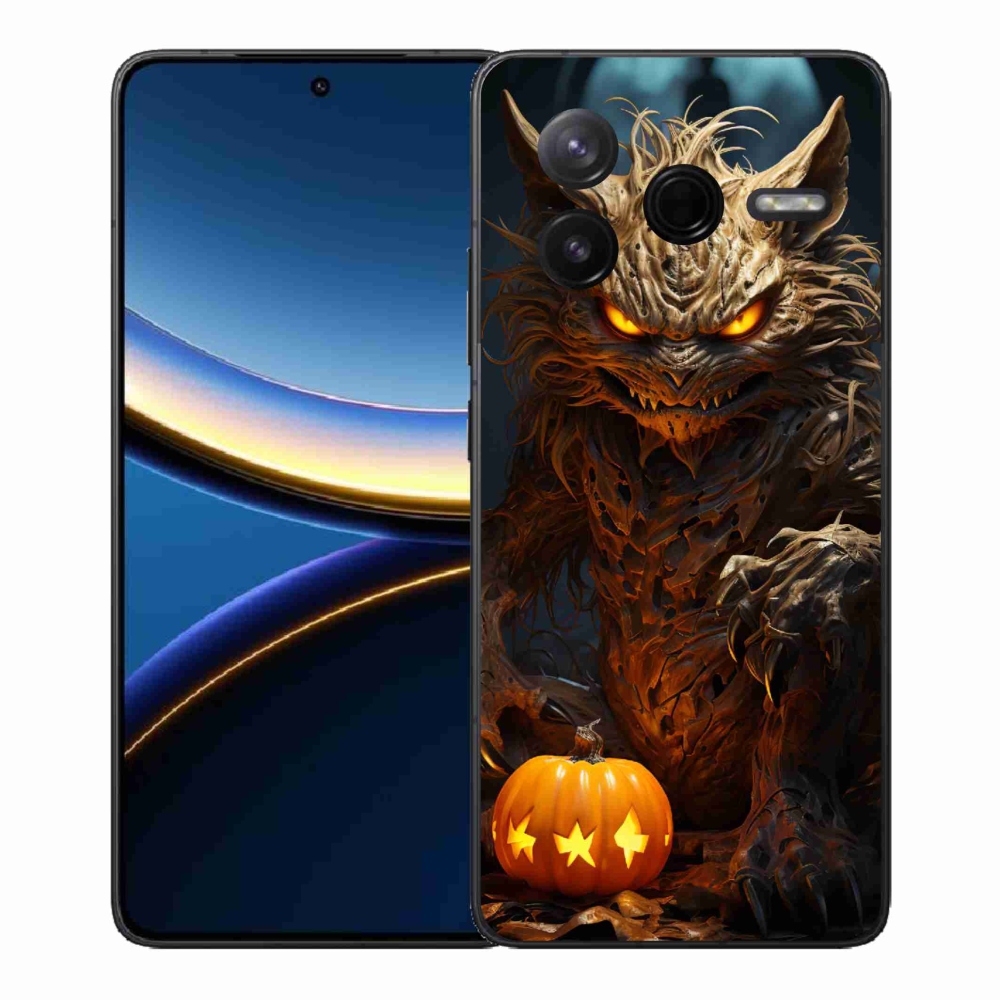 Gél borítás mmCase a Xiaomi Poco F7 Pro számára - Halloween szörnyeteg
