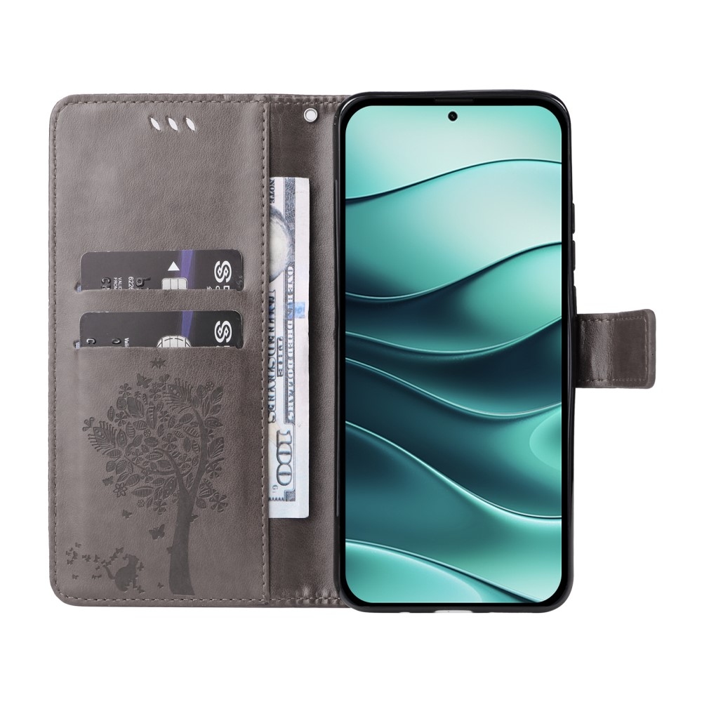 Fák könyve tok Xiaomi Redmi Note 14 5G - szürke
