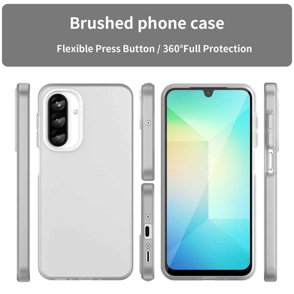 Candys matt zselés tok Samsung Galaxy A26 5G - fehér