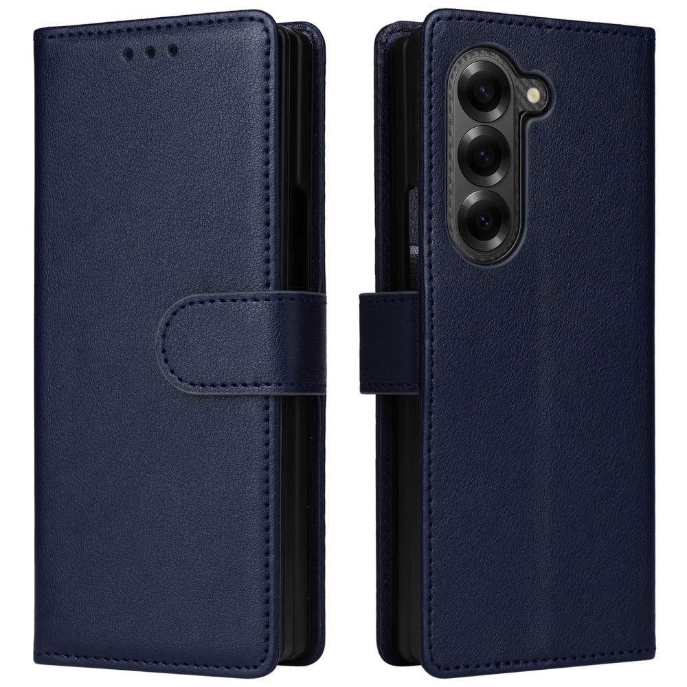 Tárcás könyv tok Samsung Galaxy Z Fold6 5G - kék