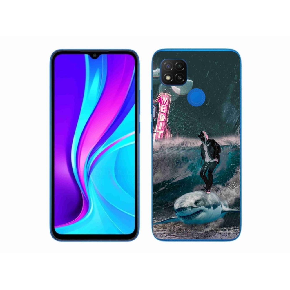 Gél borítás mmCase a Xiaomi Redmi 9C-hez - cápa
