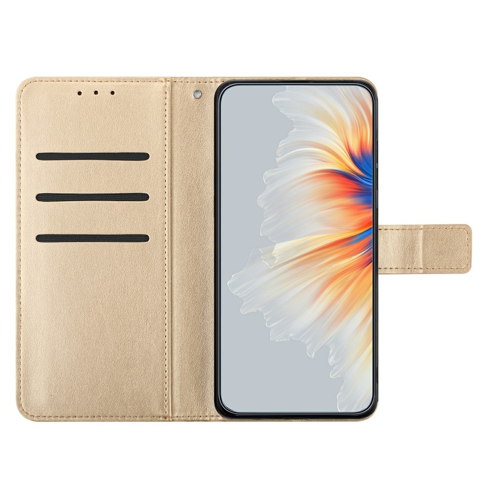 Mandala könyv tok Xiaomi 15T-hez - arany színű