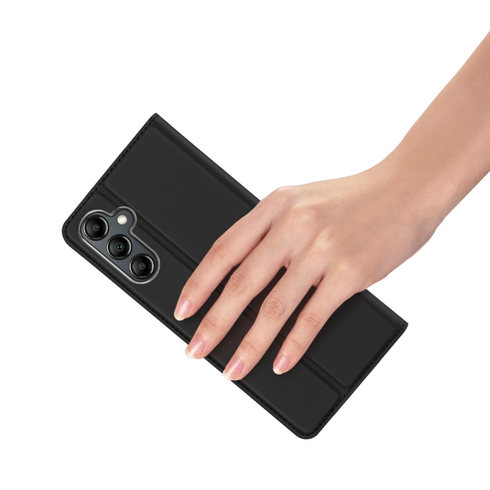 DUX könyvtáska Samsung Galaxy A25 5G - fekete