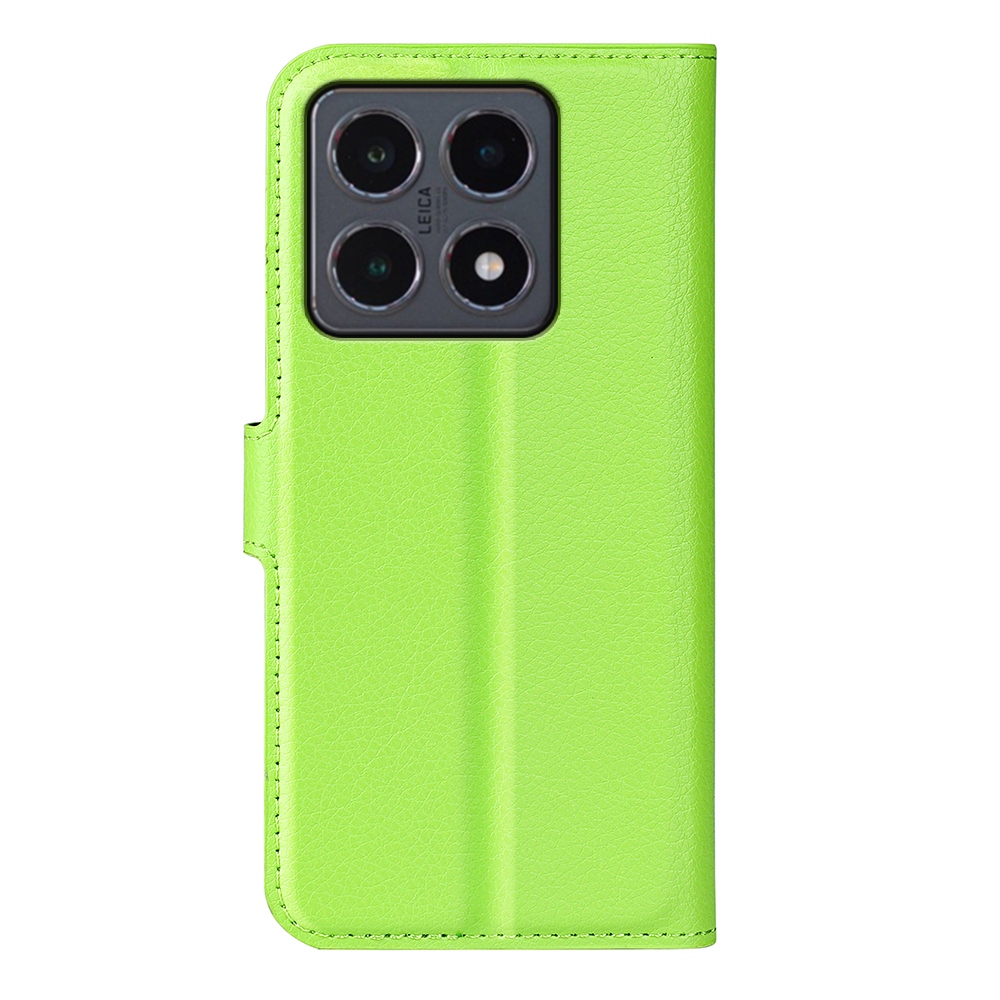 Litchi könyv tok a Xiaomi 15T-hez - zöld