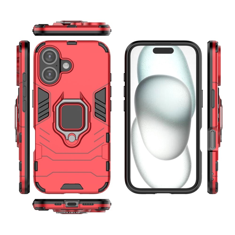 Guardy tartós borító iPhone 16 készülékhez - piros