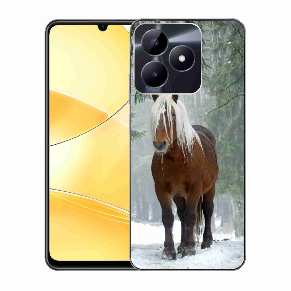 Gél tok mmCase a Realme C51/C53 készülékhez - ló az erdőben
