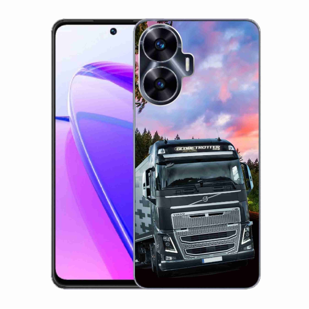 Gél borítás mmCase a Realme C55 készülékhez - teherautó 2