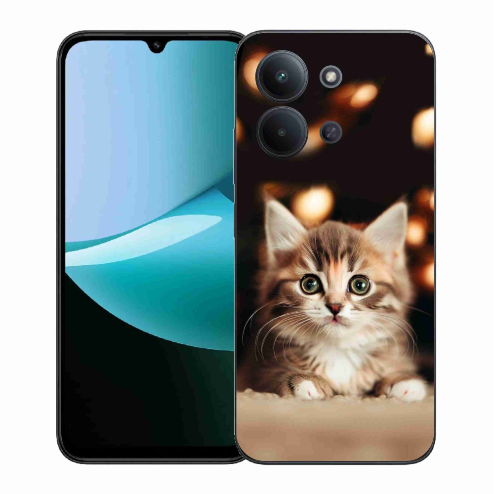 Gél borítás mmCase a Xiaomi Redmi 15C 4G (171mm)/Poco C85 4G (171mm) - aranyos cica 2
