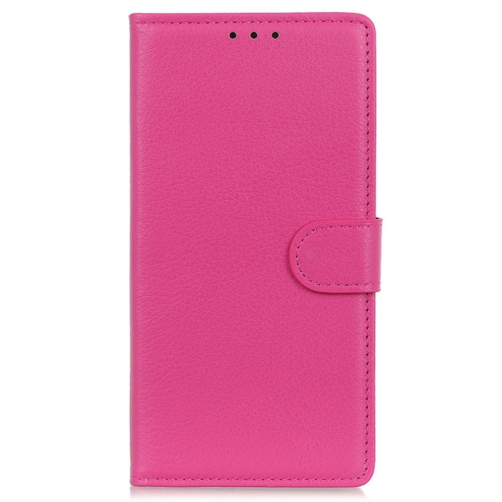 Litchie könyv tok Xiaomi Poco C65/Redmi 13C 4G/5G - rózsa