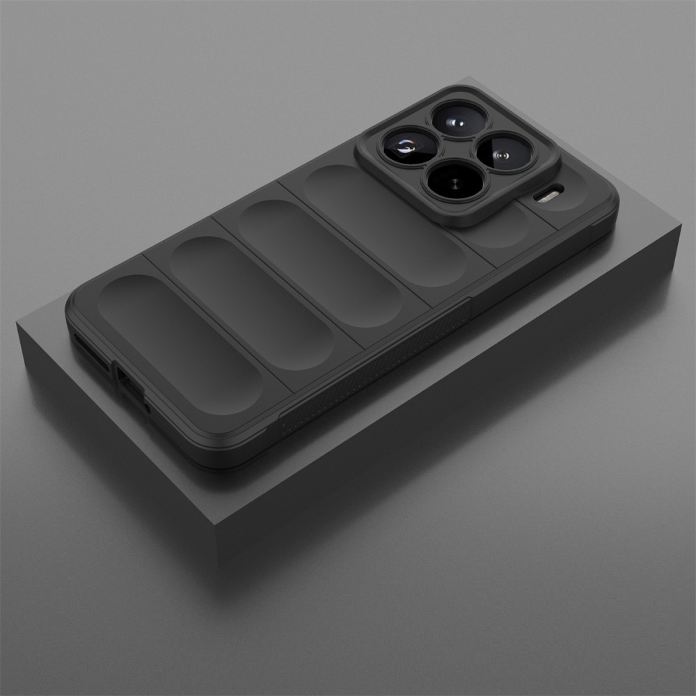 Rugg tartós zselés tok Xiaomi 15 Pro-hoz - fekete
