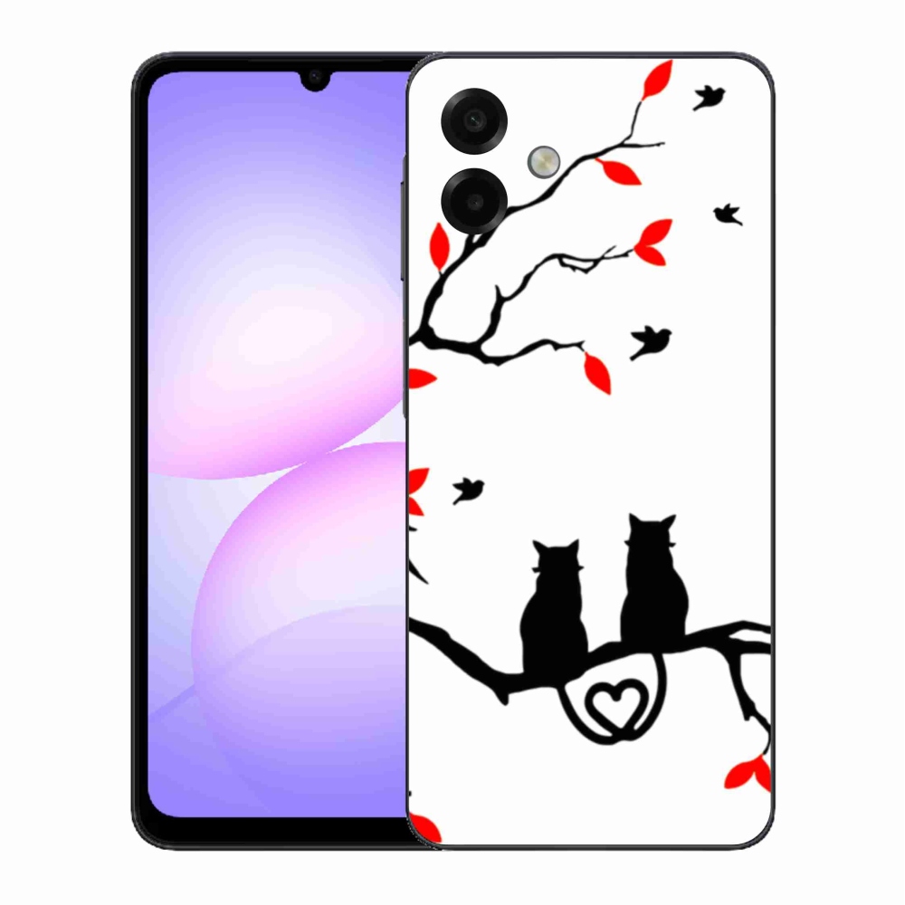 Gél borítás mmCase Samsung Galaxy A07 4G - macskaszeretet