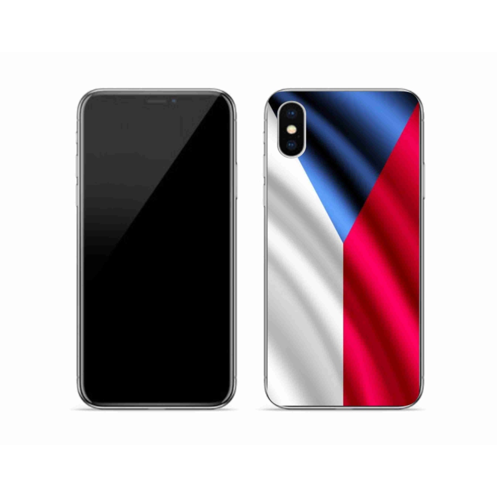 Zselés borítás mmCase iPhone XS készülékhez - cseh zászló