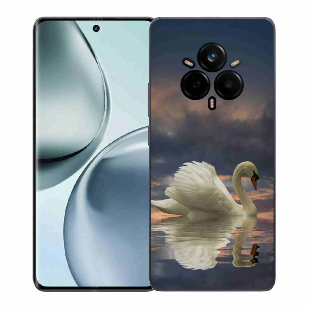 Gél borító mmCase a Realme 14 Pro+ 5G készülékhez - hattyú