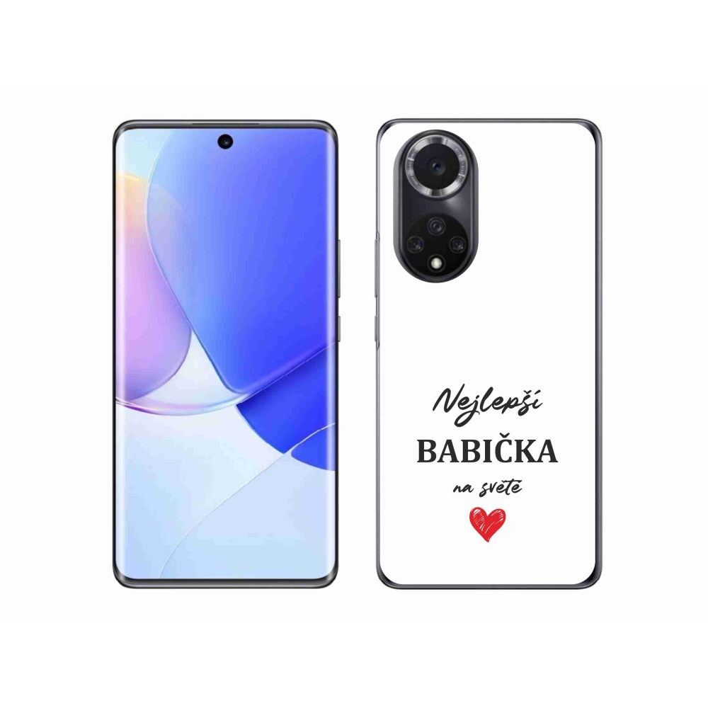 Gél borító mmCase a Huawei Nova 9 - legjobb nagymama 1 fehér háttérrel