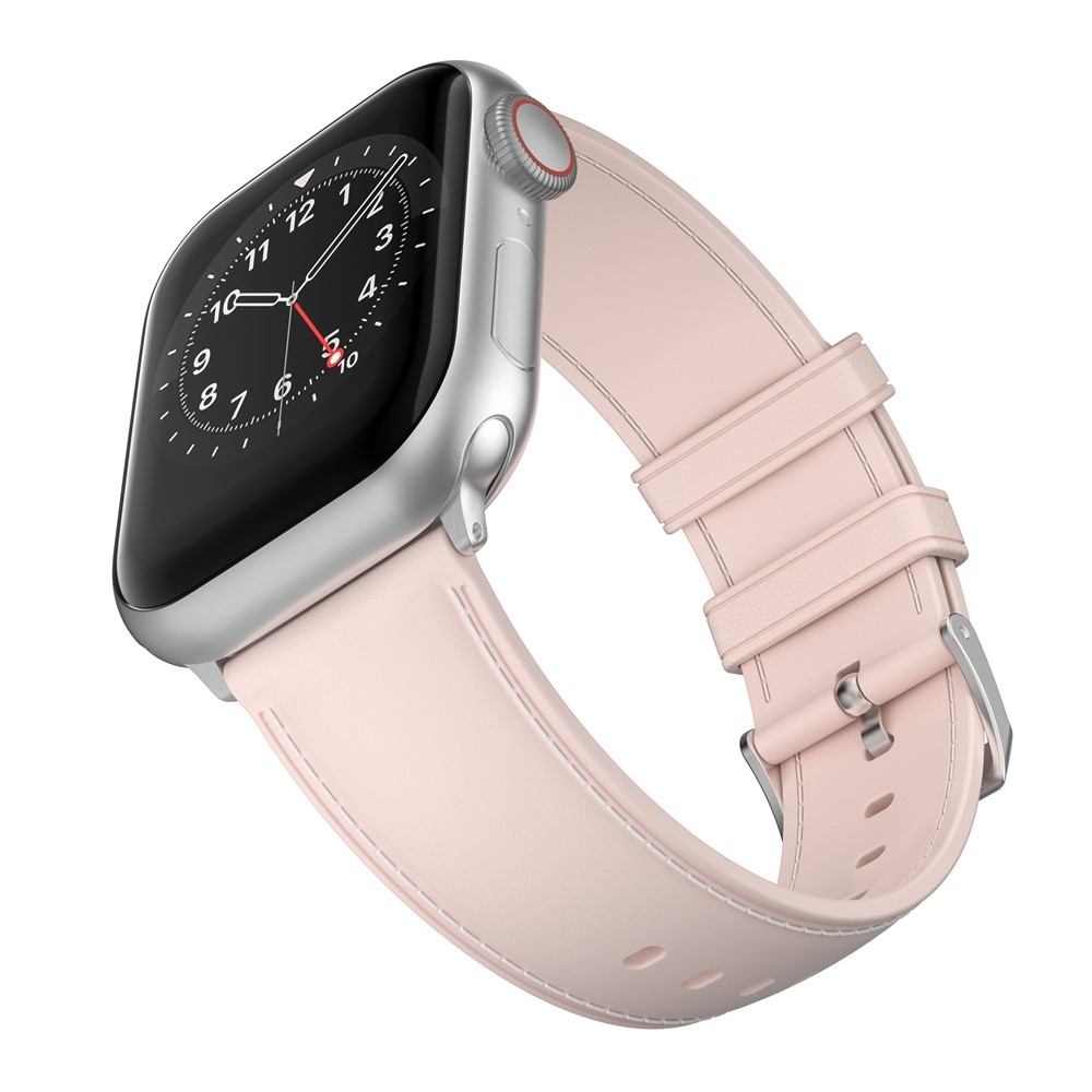 Stitch zselés szíj Apple Watch Ultra/Ultra 2 49mm/SE/SE 2022/2023 44mm/9/8/7 45mm/6/5/4 44mm/3/2/1 42 mm - rózsaszínű