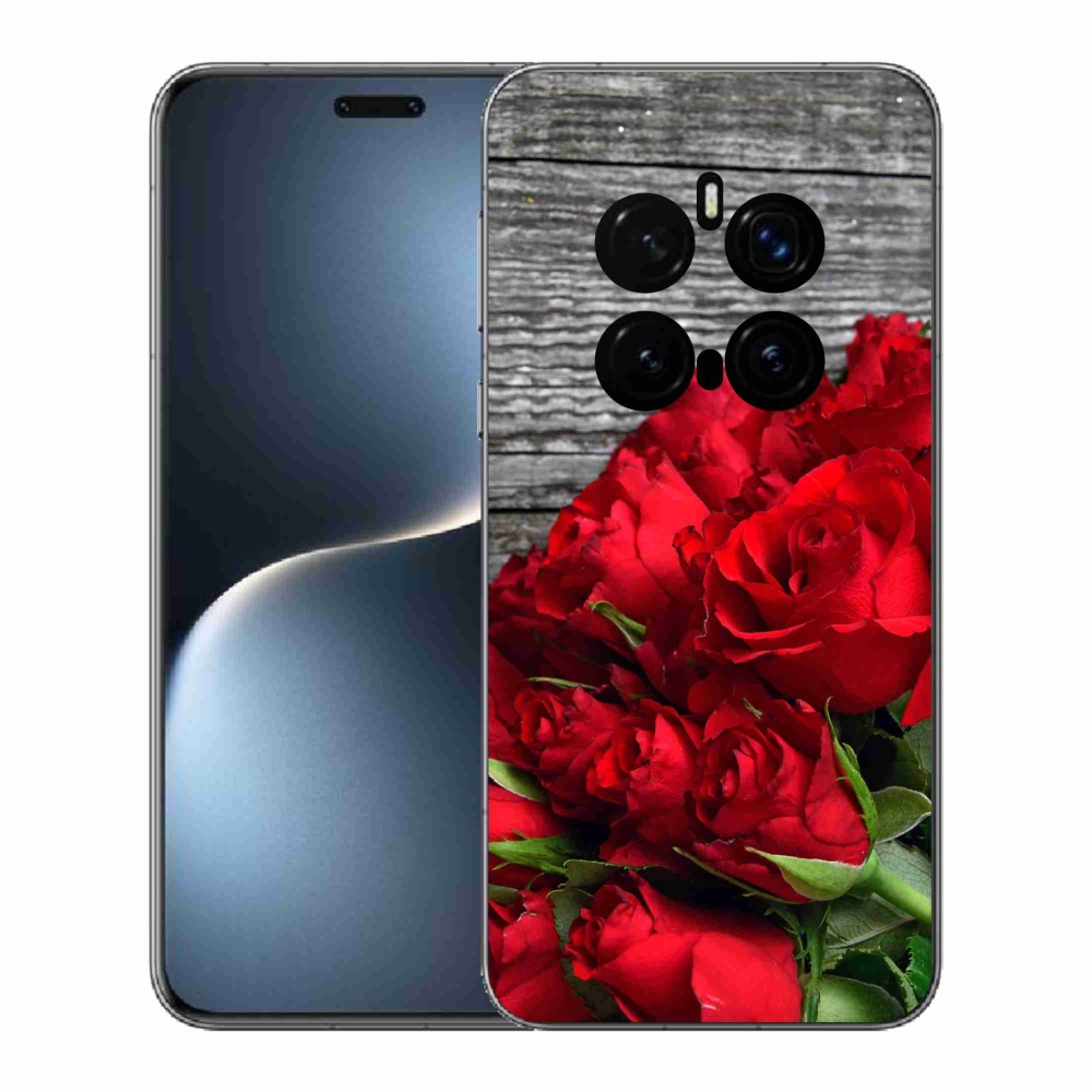 Gél borítás mmCase a Honor Magic 7 Pro 5G készülékhez - piros rózsa