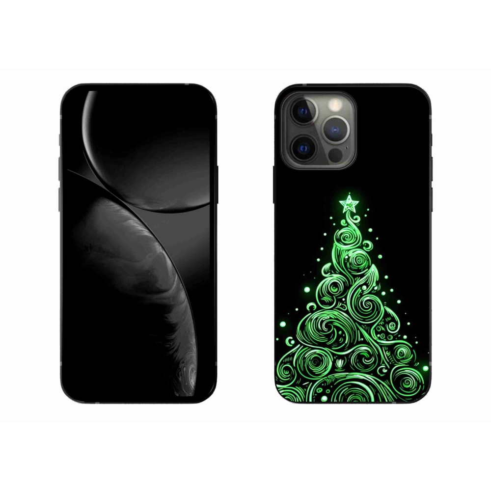 Gél borítás mmCase iPhone 13 Pro Max 6.7 készülékhez - neon karácsonyfa 3