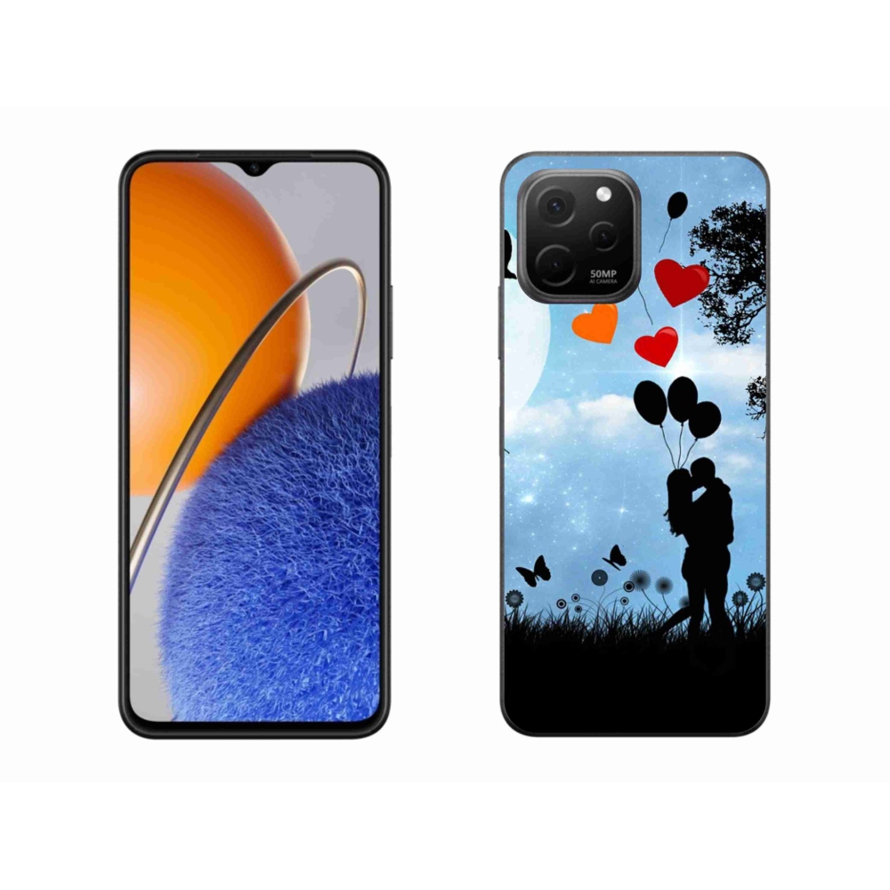 Gél tok mmCase a Huawei Nova Y61 készülékhez - szerelmes pár