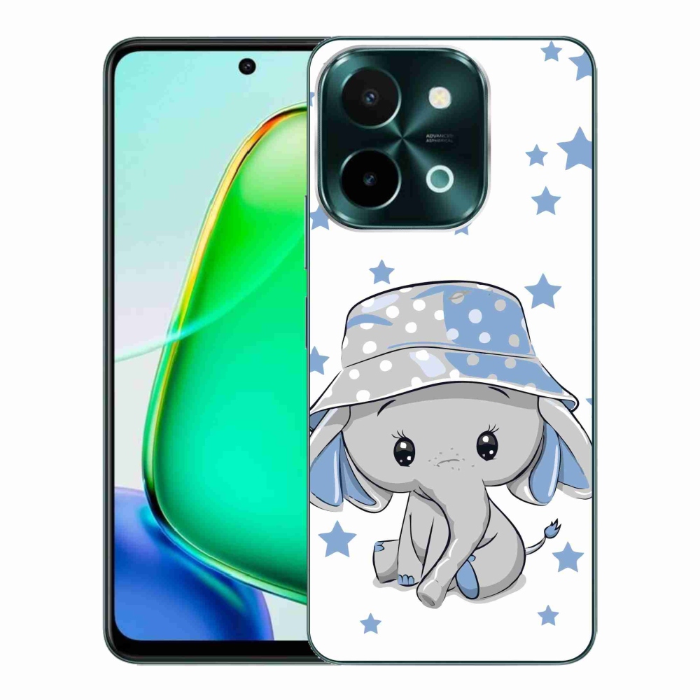 Zselés borítás mmCase a Vivo Y28-hoz - kék elefánt