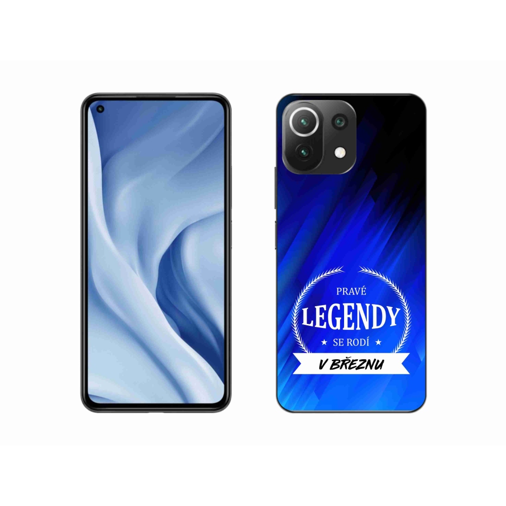 Gél borító mmCase a Xiaomi Mi 11 Lite 4G/5G-n - Március legendái kék háttérrel
