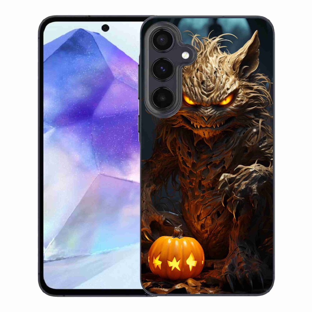 Gél borítás mmCase Samsung Galaxy A55 5G - Halloween szörny - Samsung Galaxy A55 5G - Halloween szörny