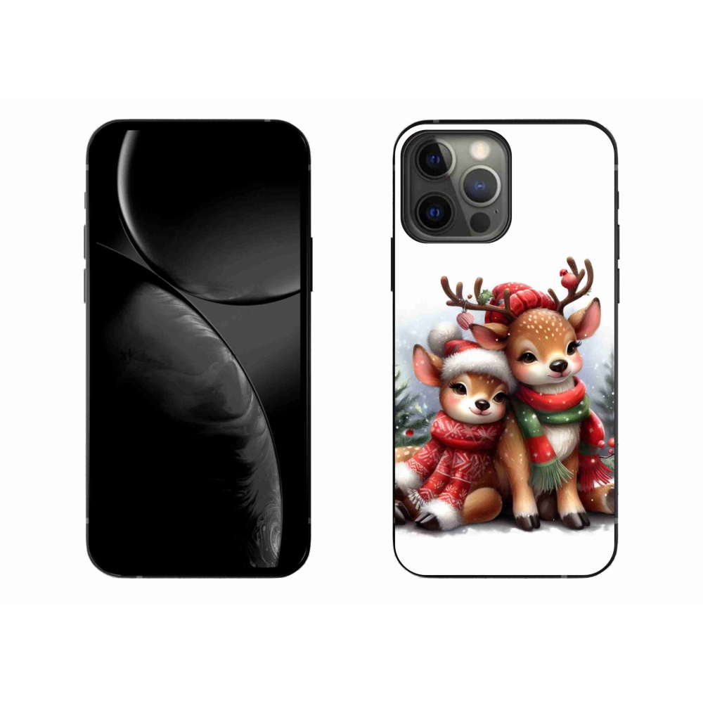 Gél borítás mmCase iPhone 13 Pro Max 6.7 készülékhez - Karácsonyi rénszarvas
